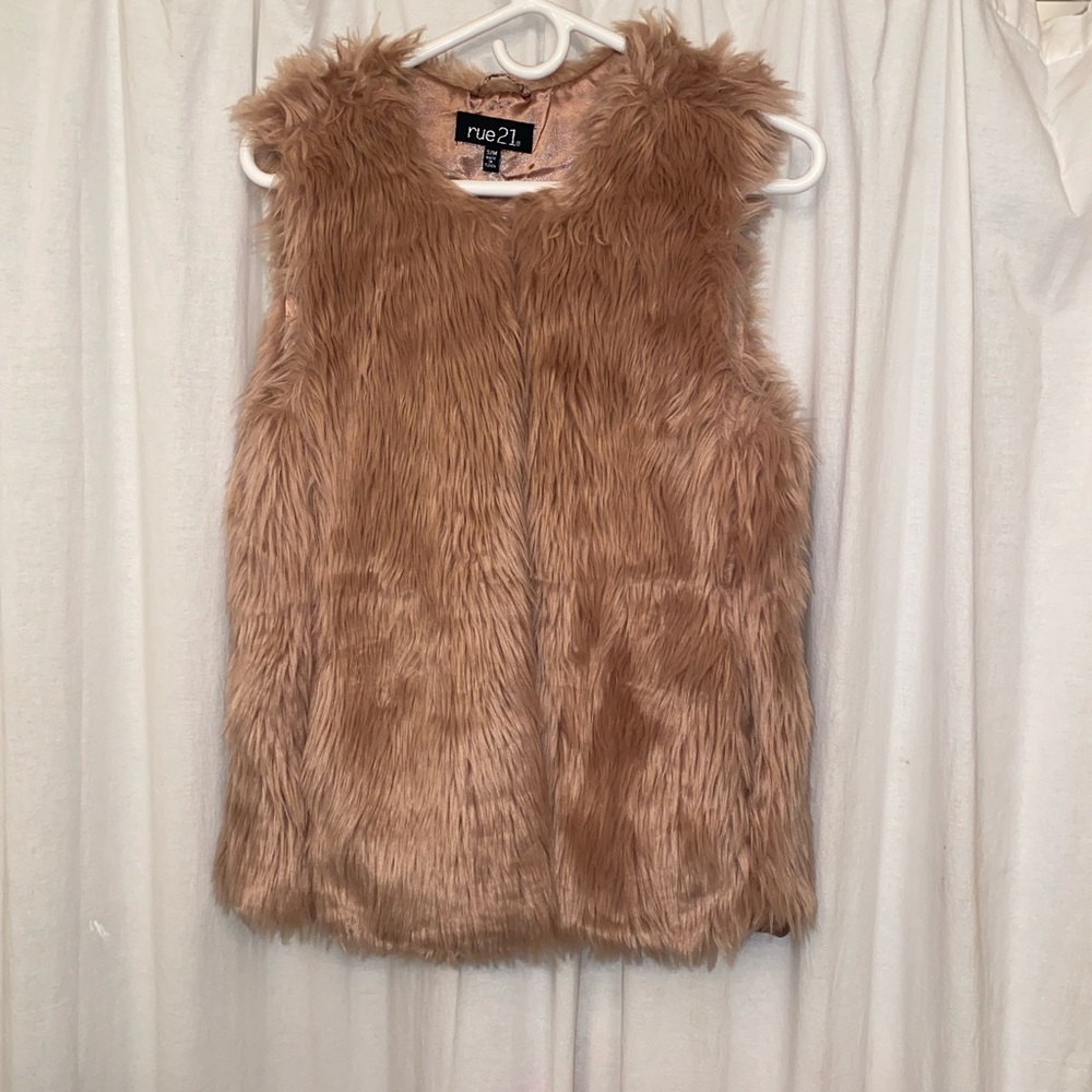 Rue 21 Faux Fur Vest